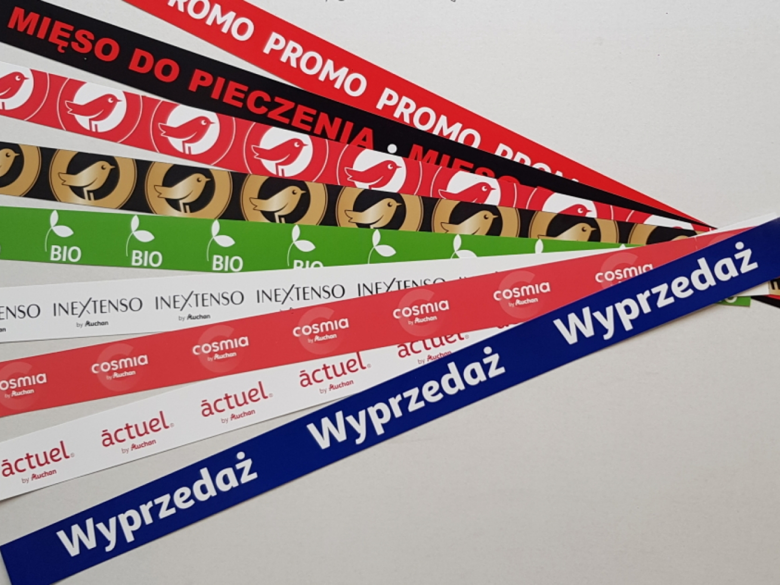 Paski listwowe wykonane przez naszą firmę.