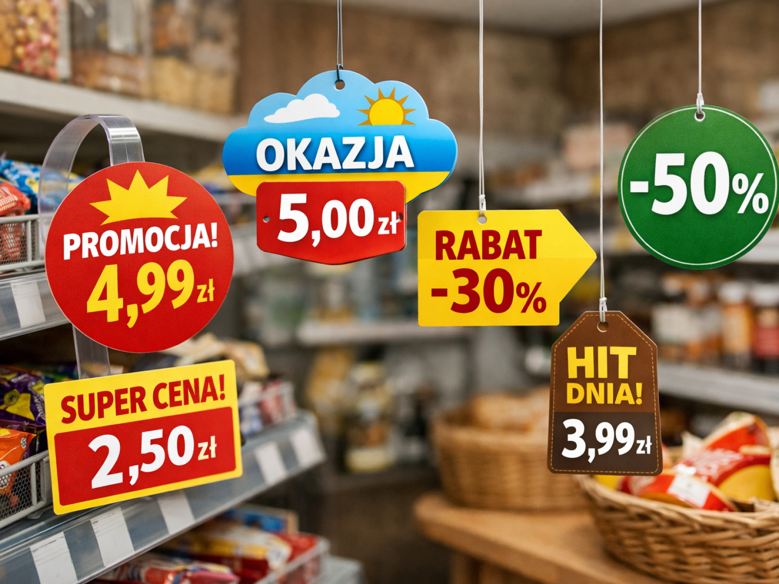 Budżetowe wobblery i zawieszki dla małych sklepów